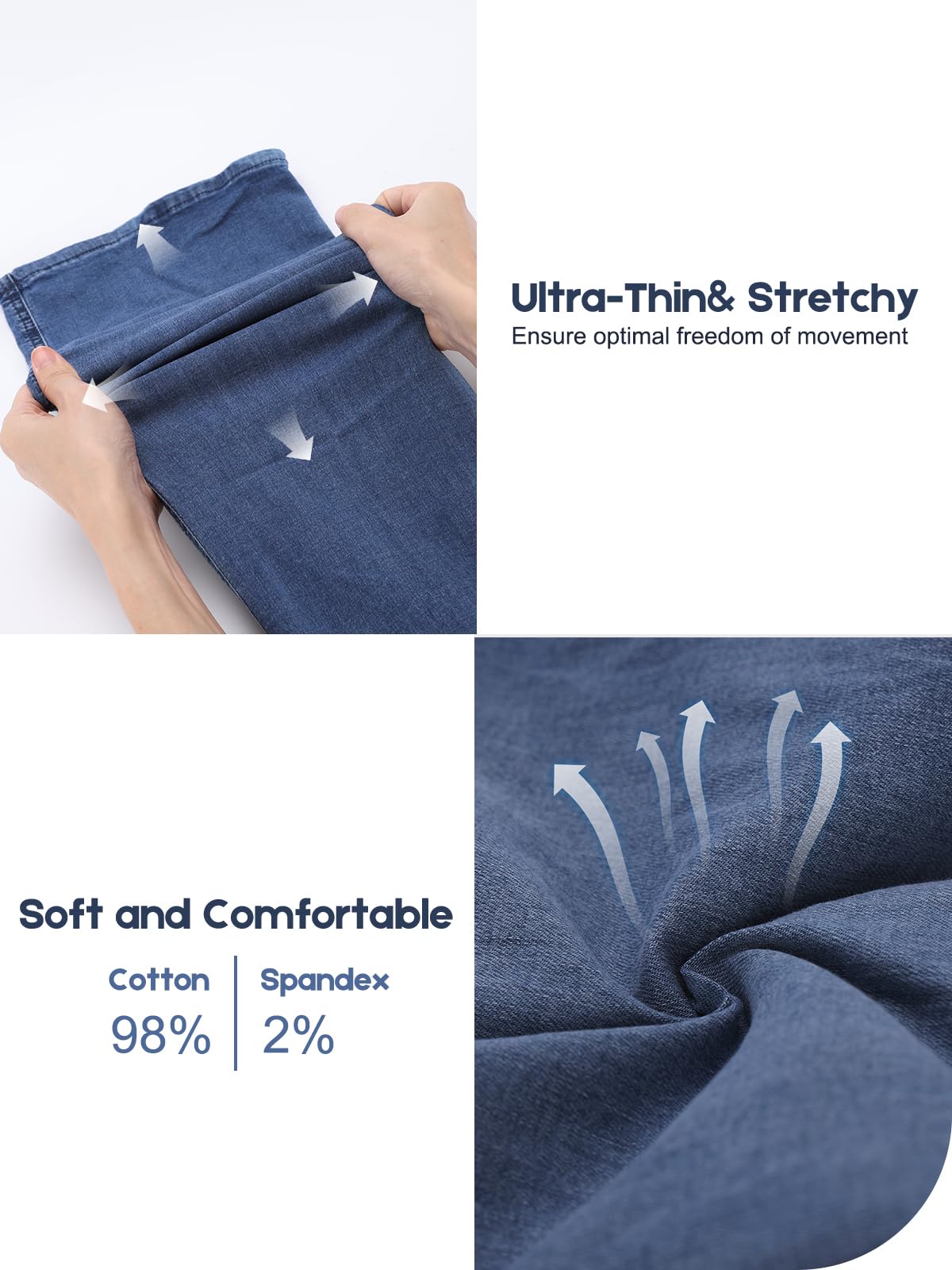 Jeans Donna Vita Alta, Jeggings a Zampa Elefante Elasticizzati Flare Leggins Bootcut Curvy Push Up Pantaloni Stretch