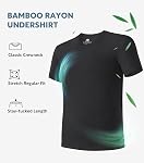 DAVID ARCHY Men's Undershirt Bamboo Rayon Moisture-Wicking T-Shirts Tees for Men, Multi-Pack
