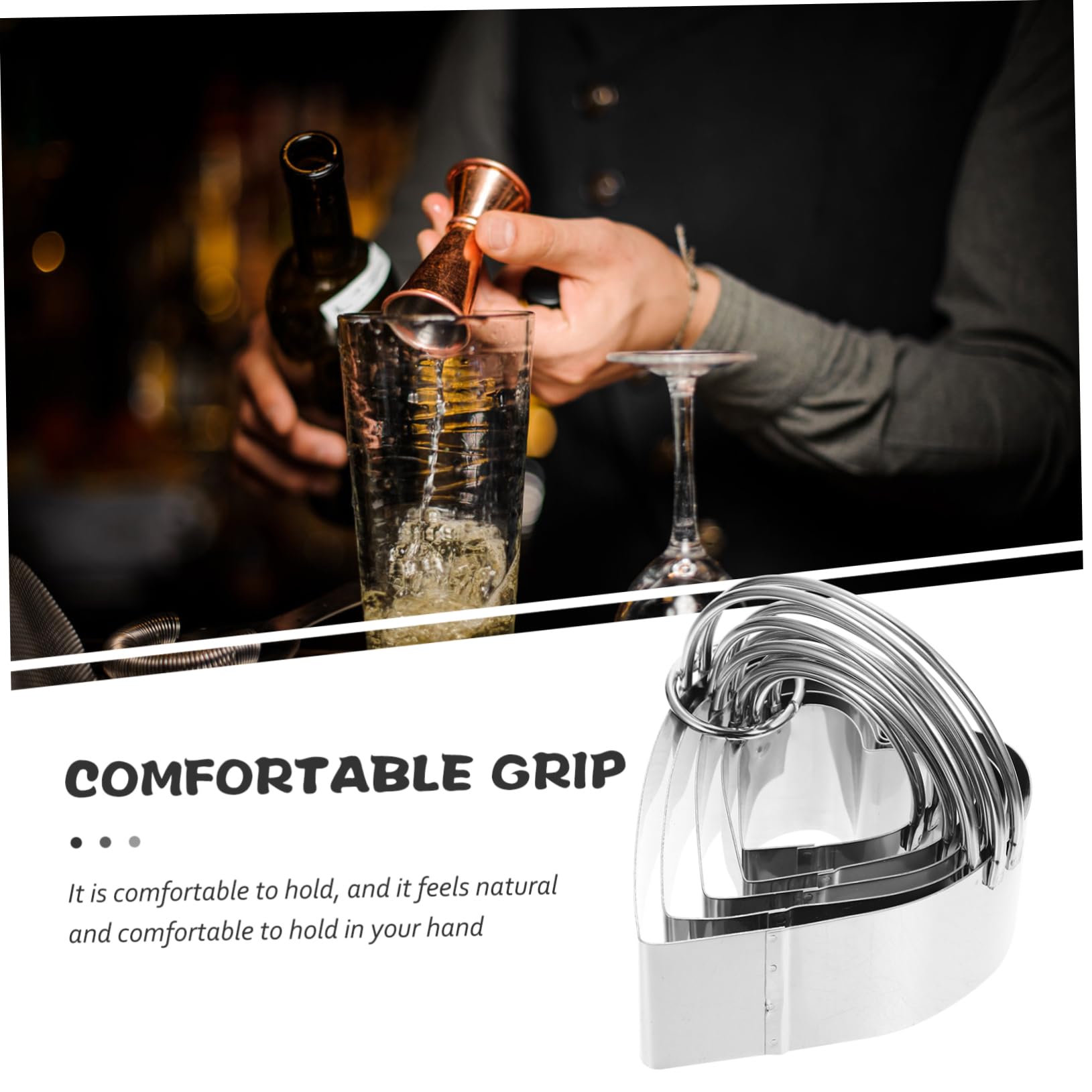 TOPBATHY 3 Pezzi Misuratore di Vino Martini Shaker Doppio Giapponese Jigger Cocktail Strumenti di Misurazione Bar Strumento Colpo Jigger Drink Shaker Cocktail Oncia Tazza in Acciaio Inox