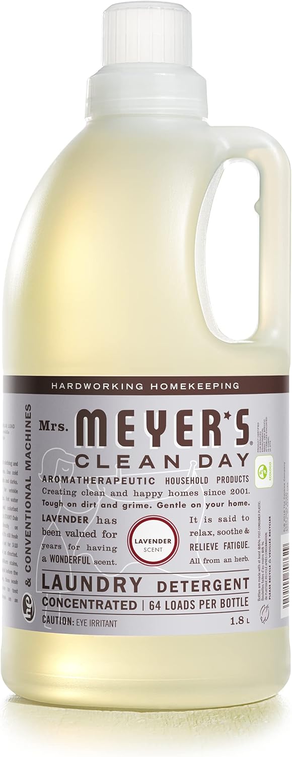 Mrs. Meyer's Clean Day Liquid Laundry Detergent, Cruelty Free and
