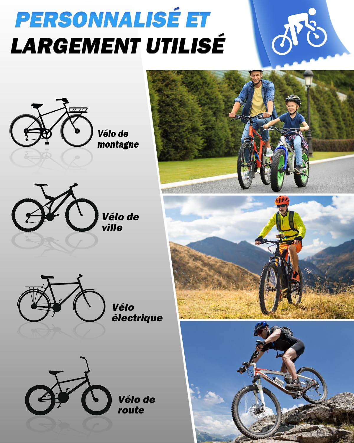 MAIKEHIGH Tige de Selle pour Vélo Suspendue, Aluminium Tube de Selle Amortisseur Ø27,2/30,9/31,6mm avec 2 Manchons Réducteurs 2 Ressorts pour VTT Vélos de Ville Vélo de Route