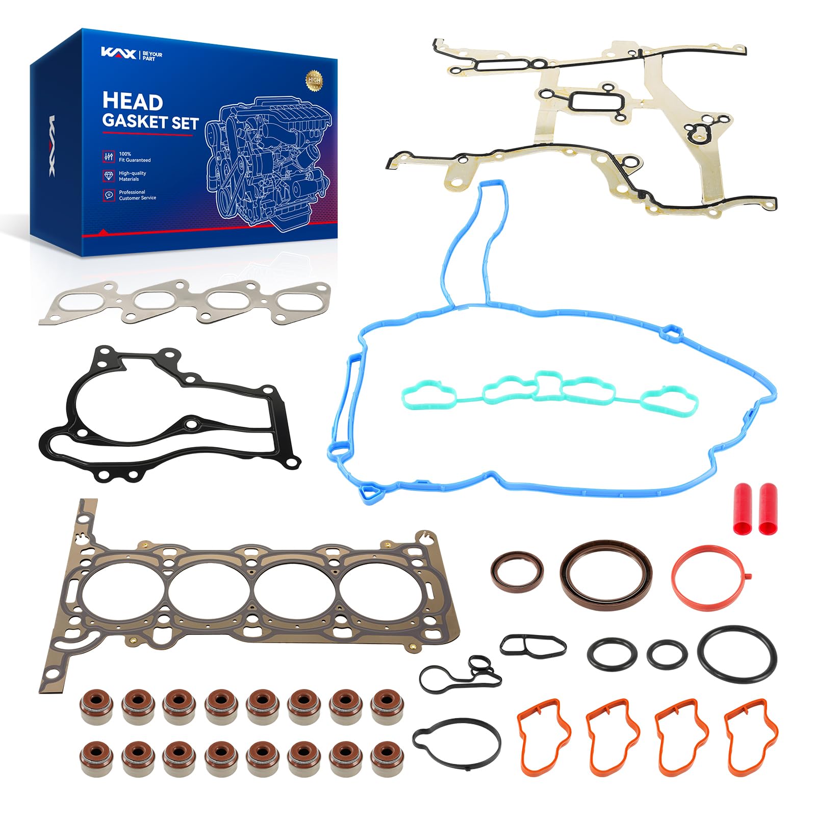 KAX Head Gasket Set for Chevy Cruze 2011-2015 1.4T, Trax 2015-2016 1.4T