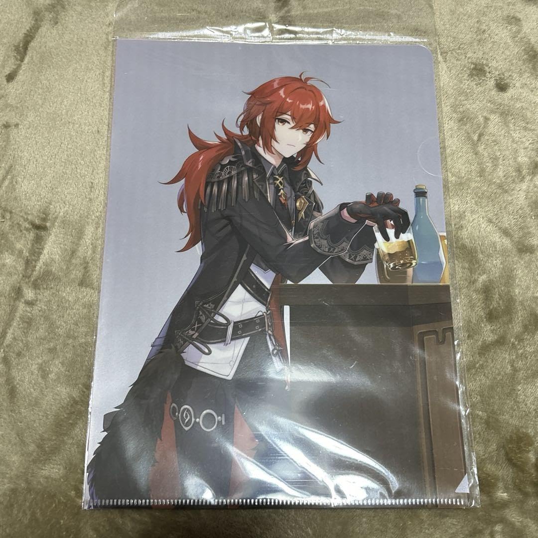 原神 GooglePlay大感謝祭 クリアファイル ガイア,ディルック 原神