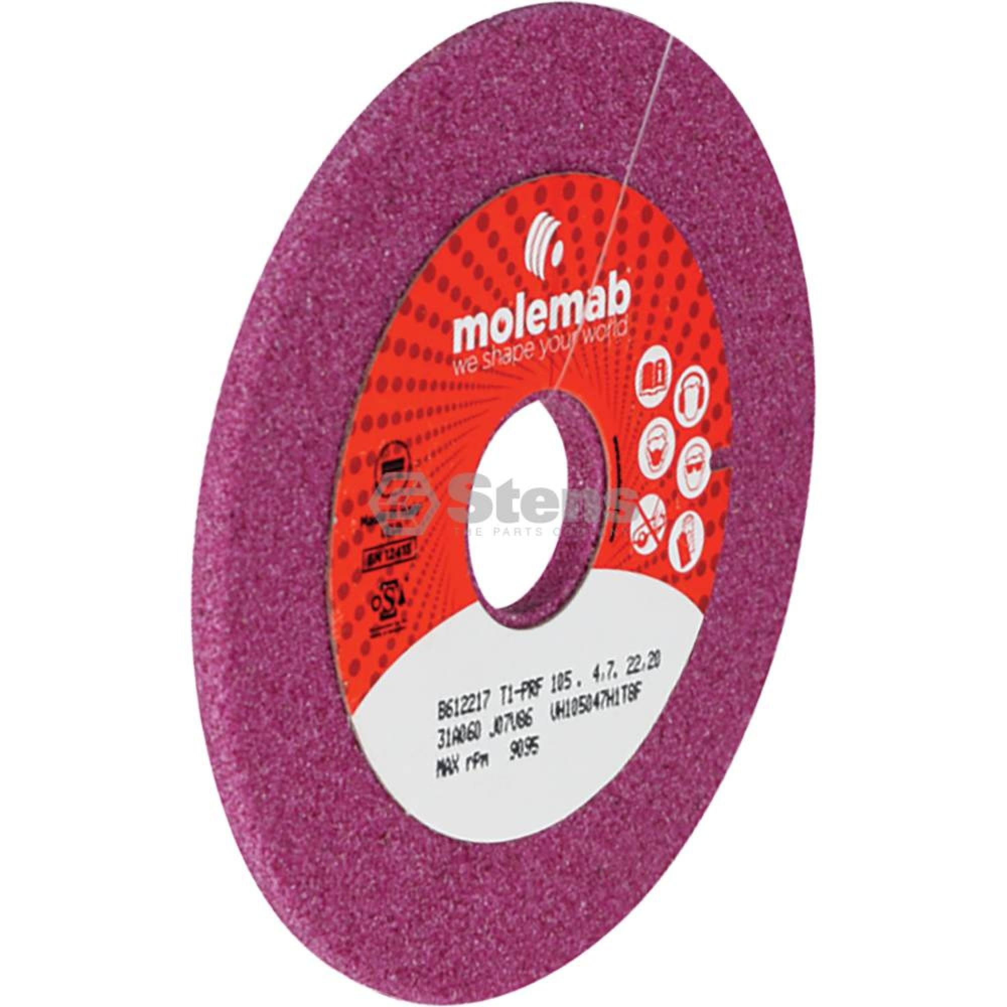 Stens Grinding Wheel 700-187 4' x 3/16' x 7/8' Box of 5