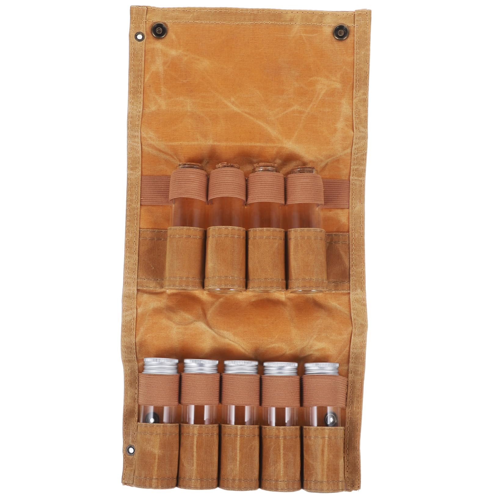 Juego de botellas de especias para picnic con bolsa reutilizable