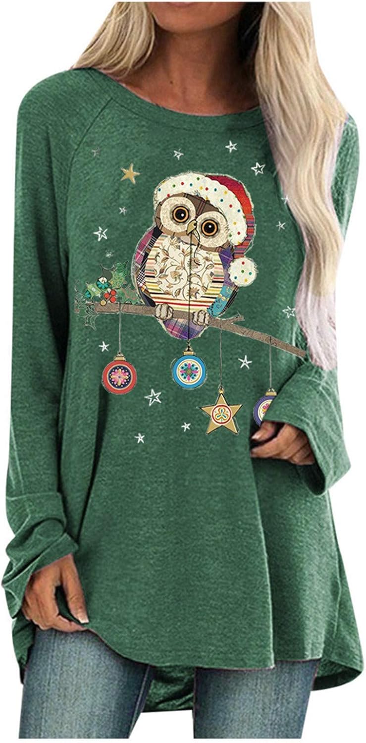 Womens Long Sleeve Tops Plus Size Boho Shirts Tunic Tops to Wear with Leggings Vintage Blouses for Women 1970s : Sports & Outdoors