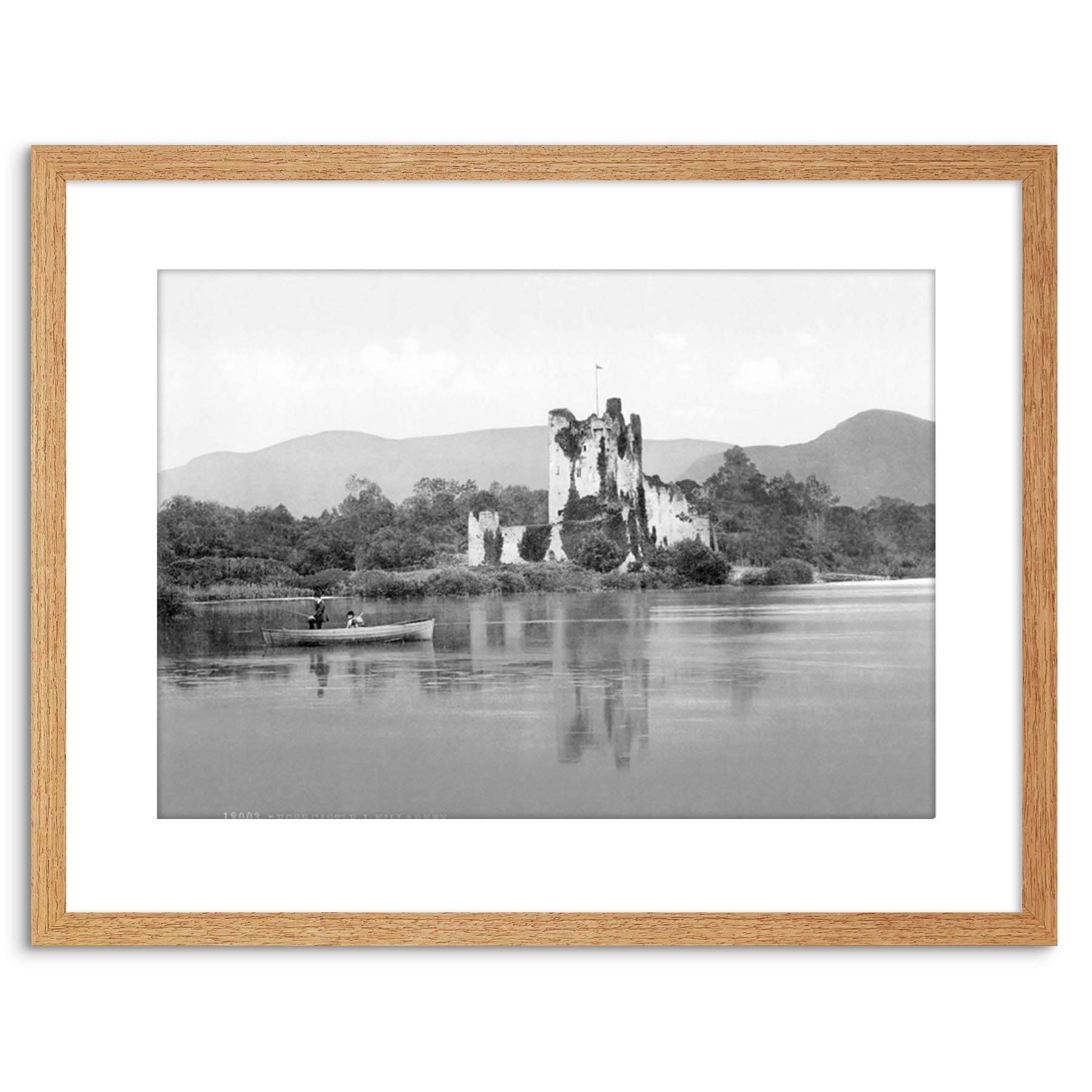 Wee Blue Coo VINTAGE PHOTO ROSS CASTLE KILLARNEY KERRY SCENIC IRELAND FRAMED PRINT F97X6252