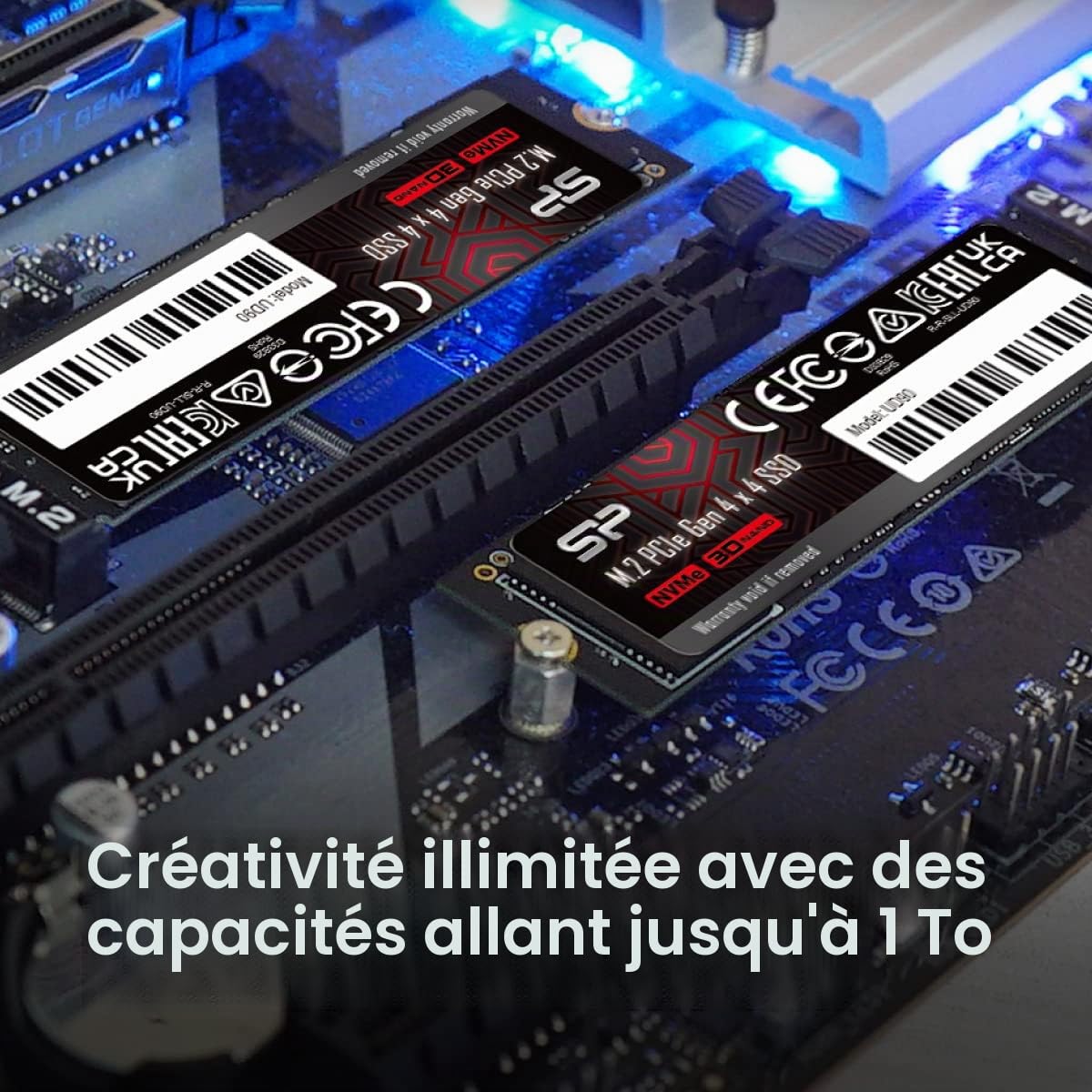 Silicon Power 1TB UD90 NVMe 4.0 Gen4 PCIe M.2 SSD 5000/4800 MB/s