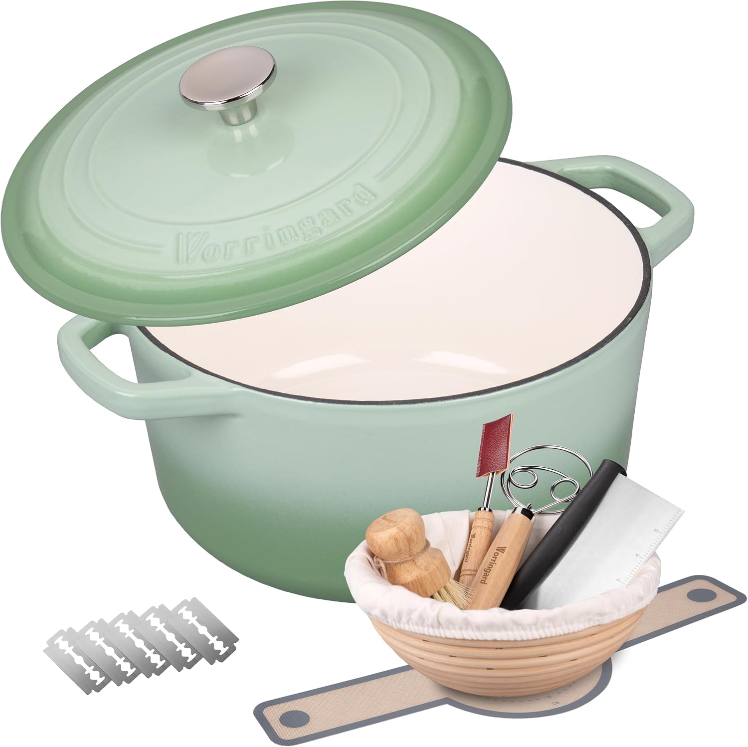 VORRINGARD Enameled Cast Iron Dutch Oven - Thumbnail 3