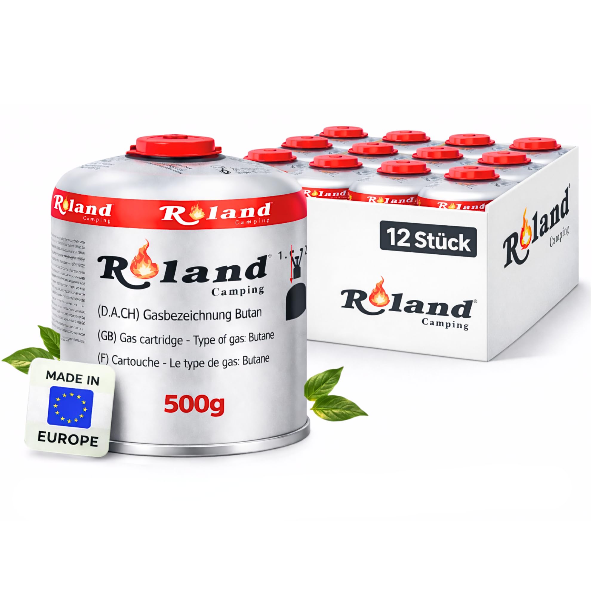 Roland Camping Schweißbrenner Lötbrenner (12 x 500g)