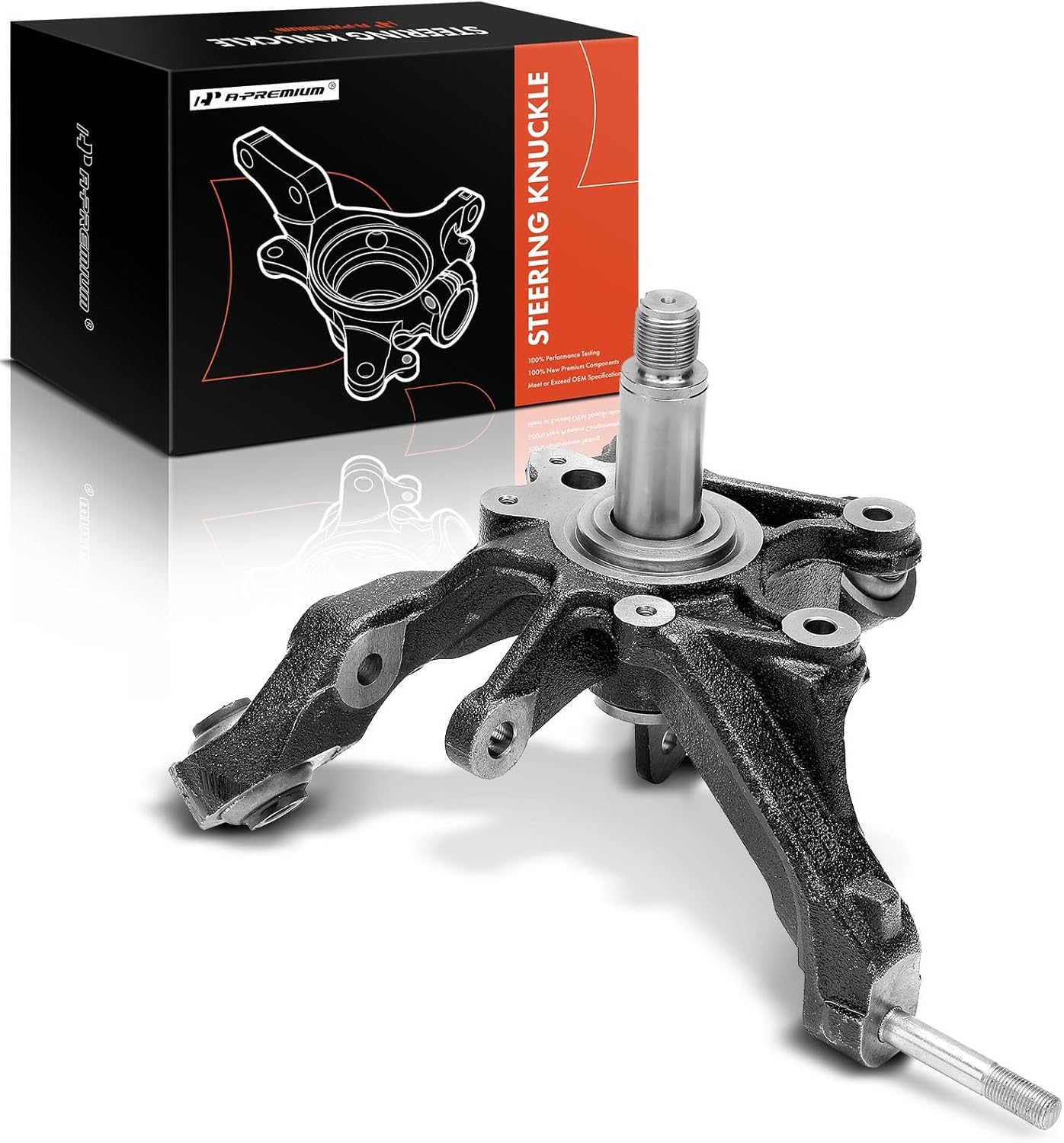 A-Premium Rear Left Suspension Steering Knuckle Compatible with Honda Accord 2003-2007, Driver Side
