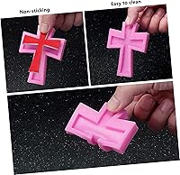 Vista 9 de COHEALI Molde de llavero de silicona para caramelos, crucifijo de silicona, moldes de resina de silicona, moldes de resina de silicona, molde
