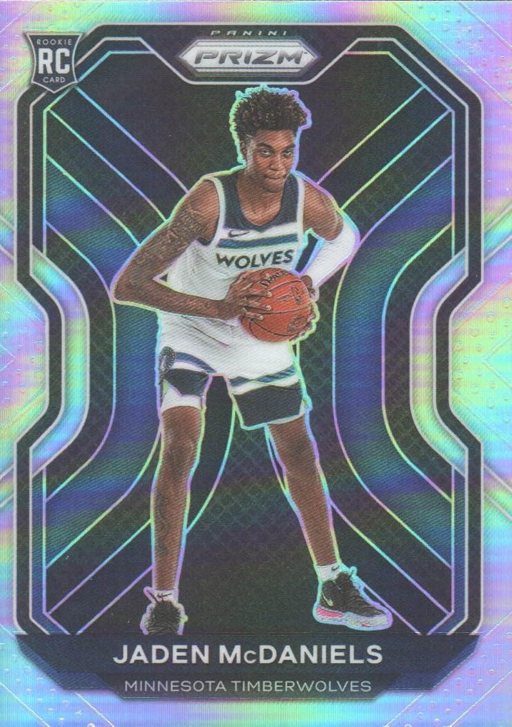 2020-21 Panini Prizm Basketball Prizms Silver #277 Jaden McDaniels