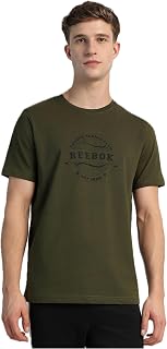 Reebok Men's Lifestyle Tee - Soft Daily Cotton Crewneck T-Shirt Price In India