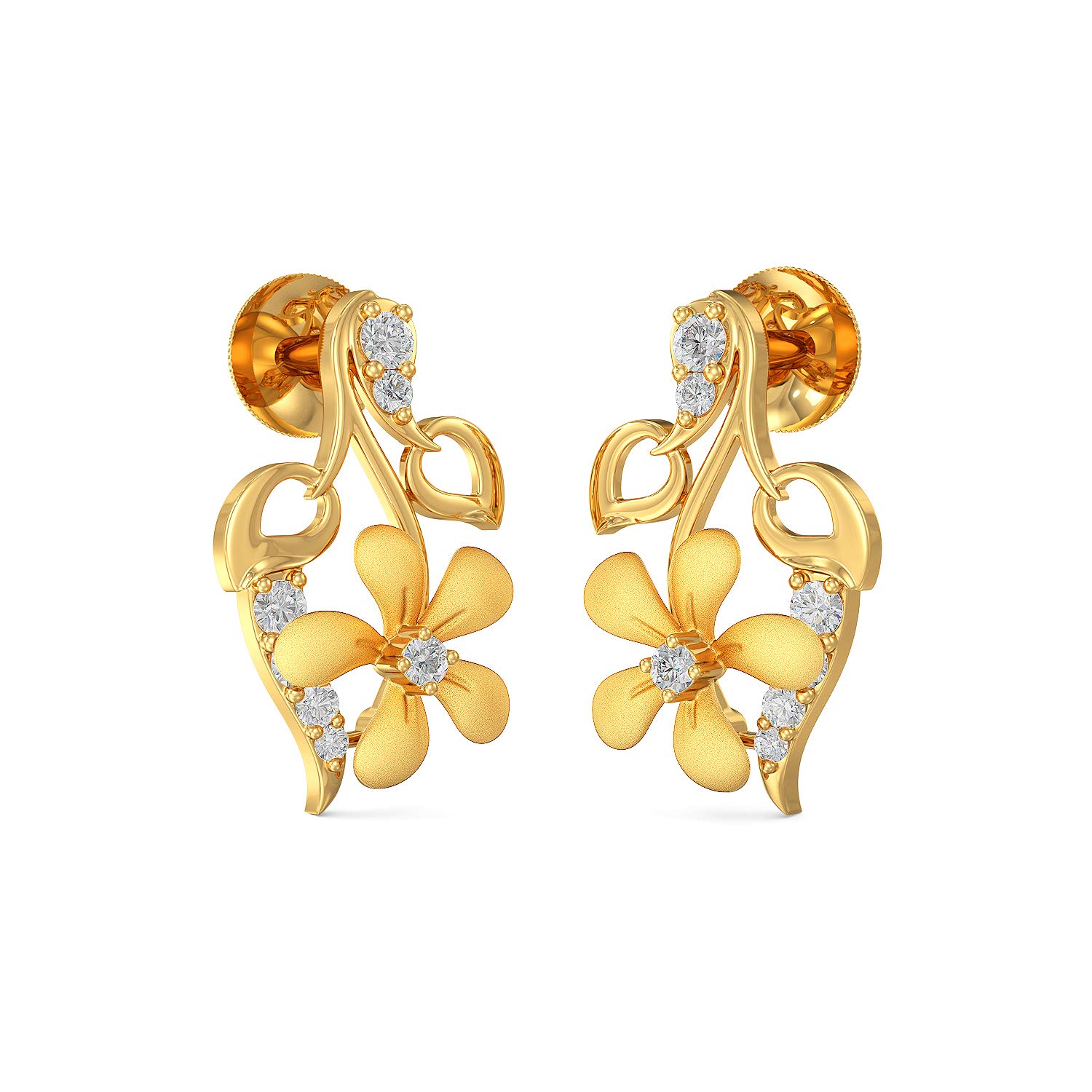 Joyalukkas yellow Metal Gold 22k (916) Earrings Women (B07XGMZBW9) Amazon Price History, Amazon Price Tracker