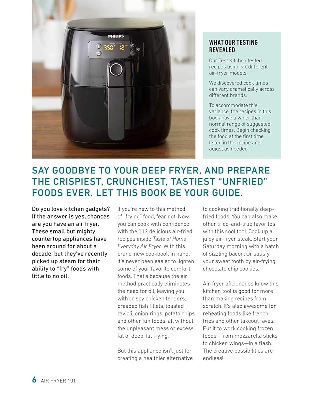 Taste of Home Everyday Air Fryer: 112 Easy Recipes for Weeknight Meals - Features Dinners, Snacks, and Desserts, Paperback image 4