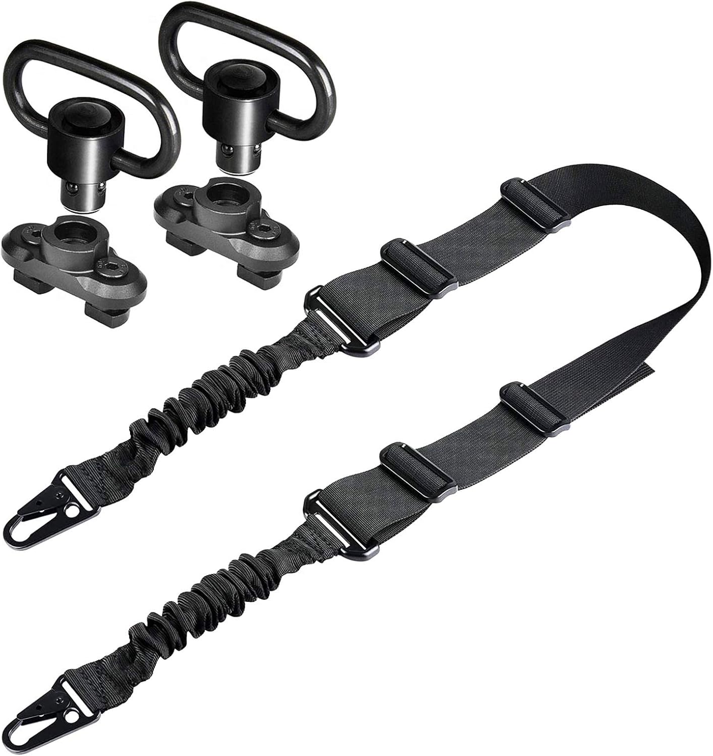 Two Point Rifle Sling, 1.25 Inch MlokQD Sling, with Sling Mount Swivel