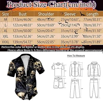 T-shirt Manches Courtes Halloween Tête De Mort - Impression Amusante, Coton Doux - Pour Fête, Déguisement, Look Décontracté