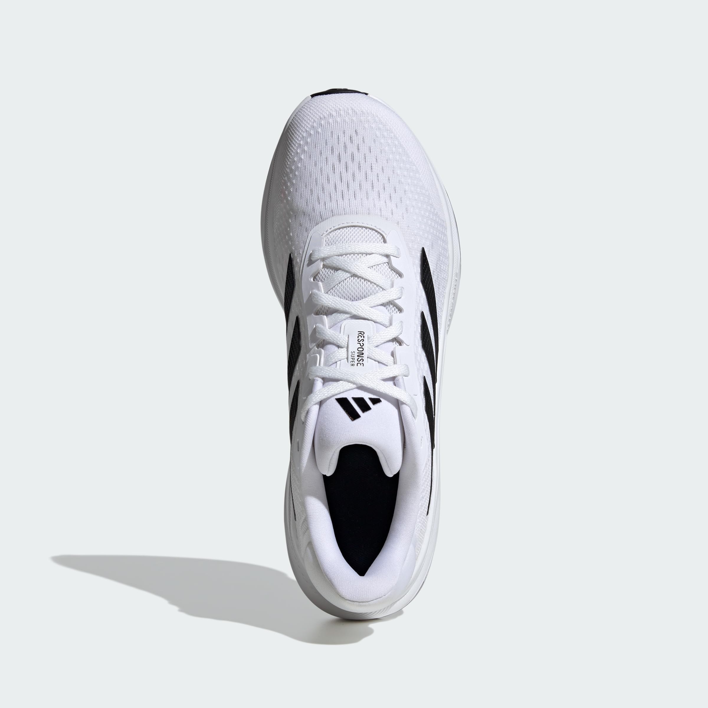 adidas Response Super Shoes, Zapatillas para Correr Hombre, Cloud White Core Black Halo Silver, 45 1/3 EU