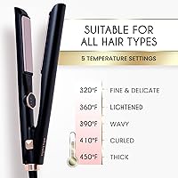 Vista 6 de ELLA BELLA® Slimline Hair Straightener with Infrared Technology 2-in-1 Straightening & Curling 10 Temp Settings Portable Design