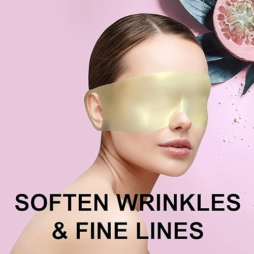 Miniatura 5 de Vivor Gold - Máscara de ojos reutilizable de silicona, lujosa experiencia antienvejecimiento de hidroterapia para reducir las bolsas de ojos, patas