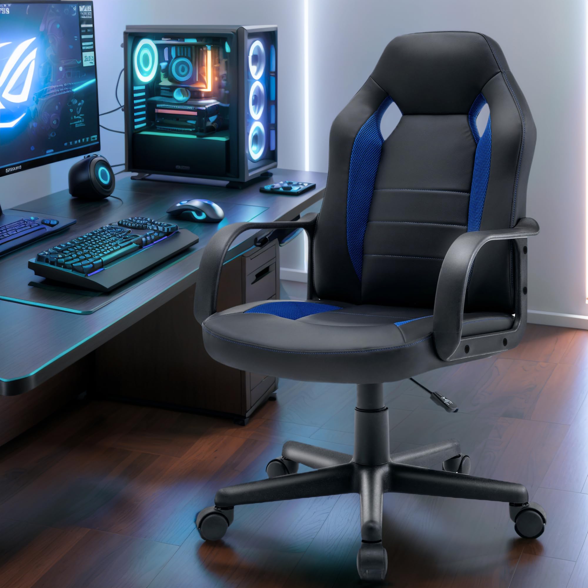 Video Game Chair Computer Gaming Racing Ergonomic for Teens Adults Kids Gamers Home Office Executive Task Desk
