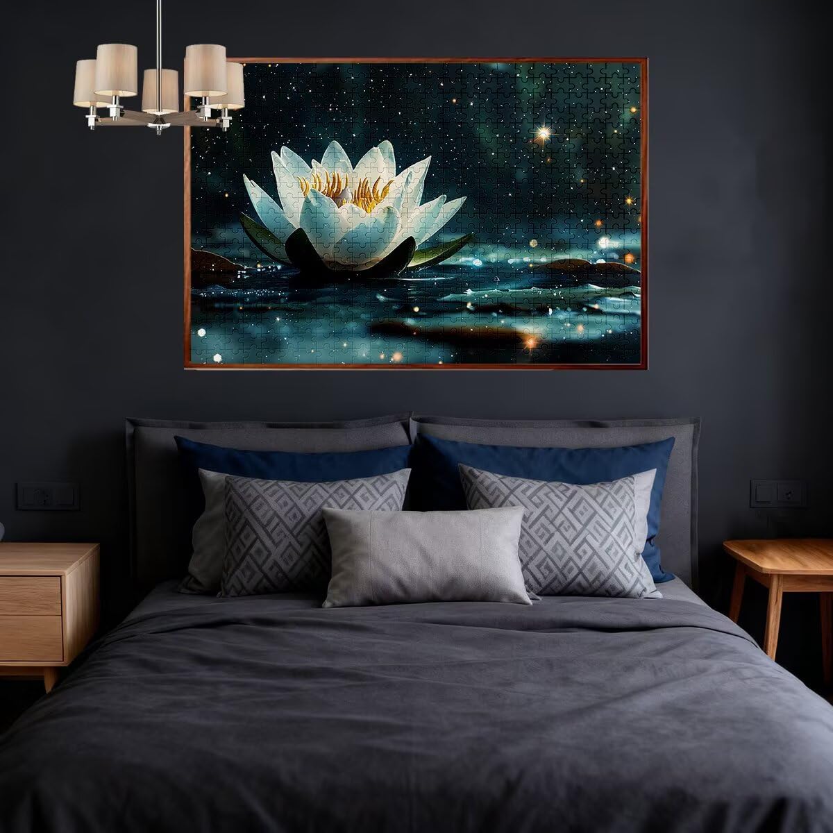 Puzzle 5000 sztuk Puzzle Lotos Fantasy Wymiary 156x105 cm Puzzle dla Dorosłych Kreatywna Rozrywka, Śmieszne Klasyczne Puzzle Zabawki Edukacyjne Oryginalne Prezenty Dla Kobiet J-84
