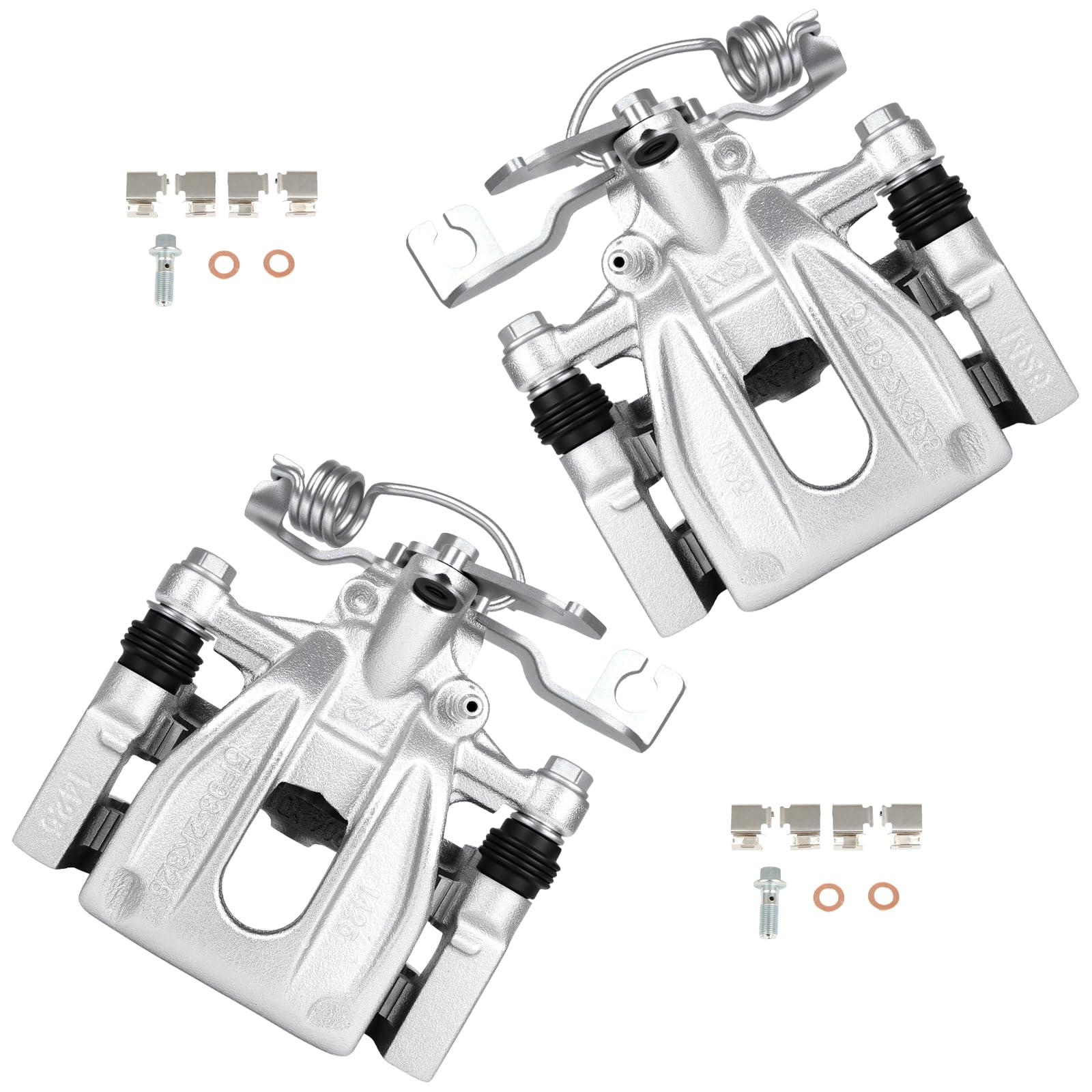 cciyu Rear Left &amp; Right Disc Brake Calipers w/Bracket 18B4946 18B4947
