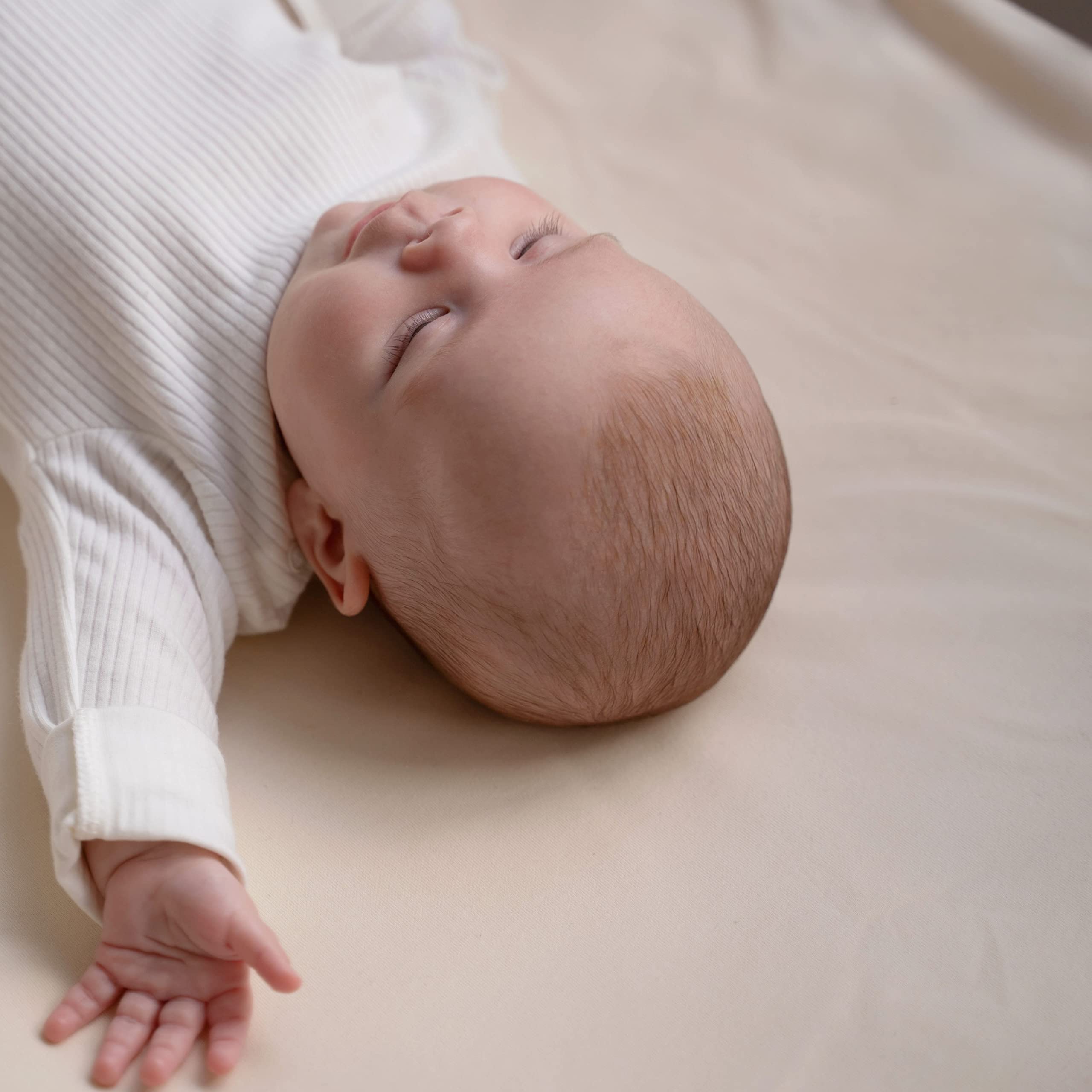 ÜneeQbaby Coprimaterasso Impermeabile Per Culle - Cotone Bio, Certificato Oeko-TEX, 60x120 Cm - Foto 4