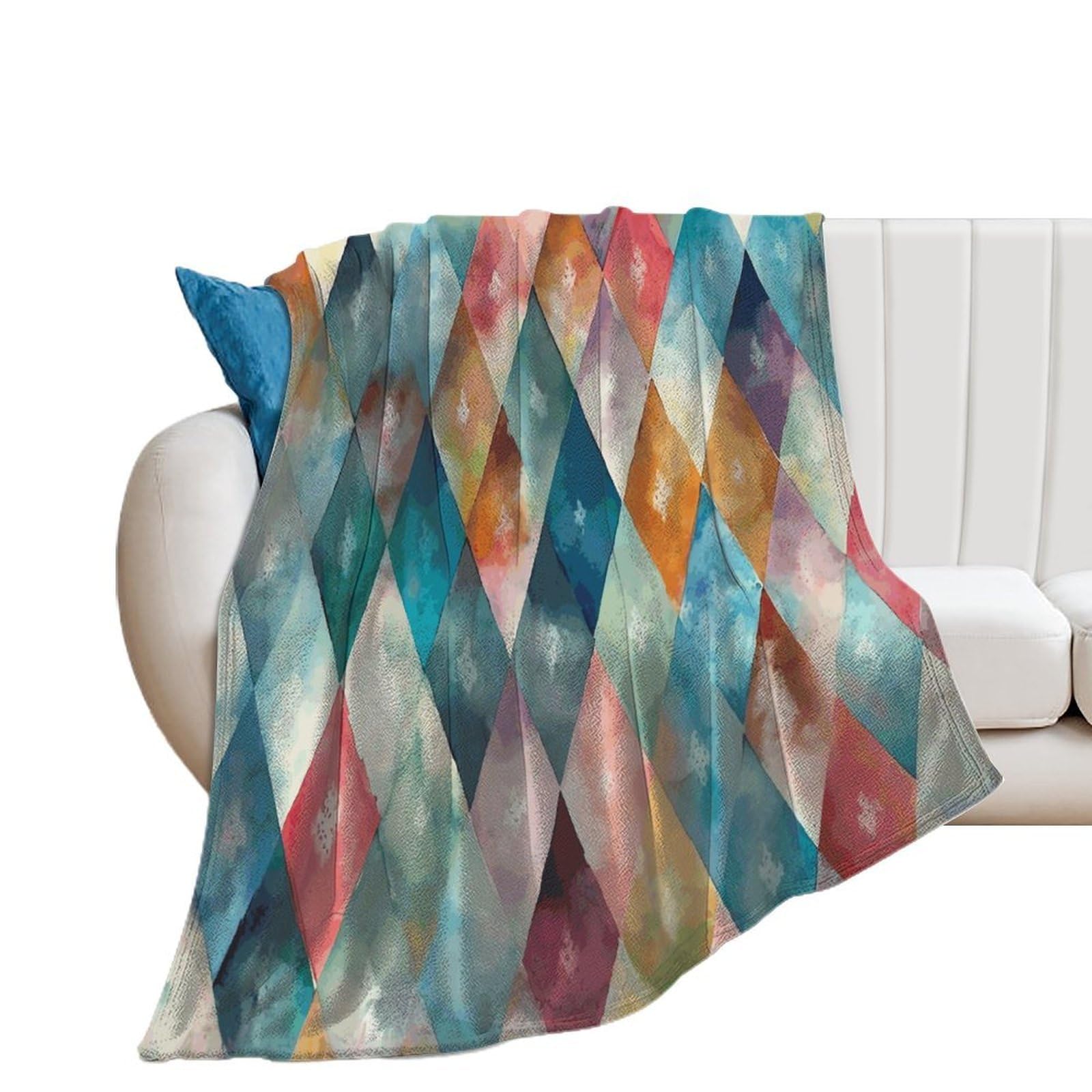 with Seasonal Colors Throw Blanket for Couch Soft Cozy Flannel Bed Blanket Fuzzy Decorative Blanket Warm Lightweight Throw Blanket All-Season Home Decor Gift for Home Office Sofa 30"*40"（76 * 100cm）
