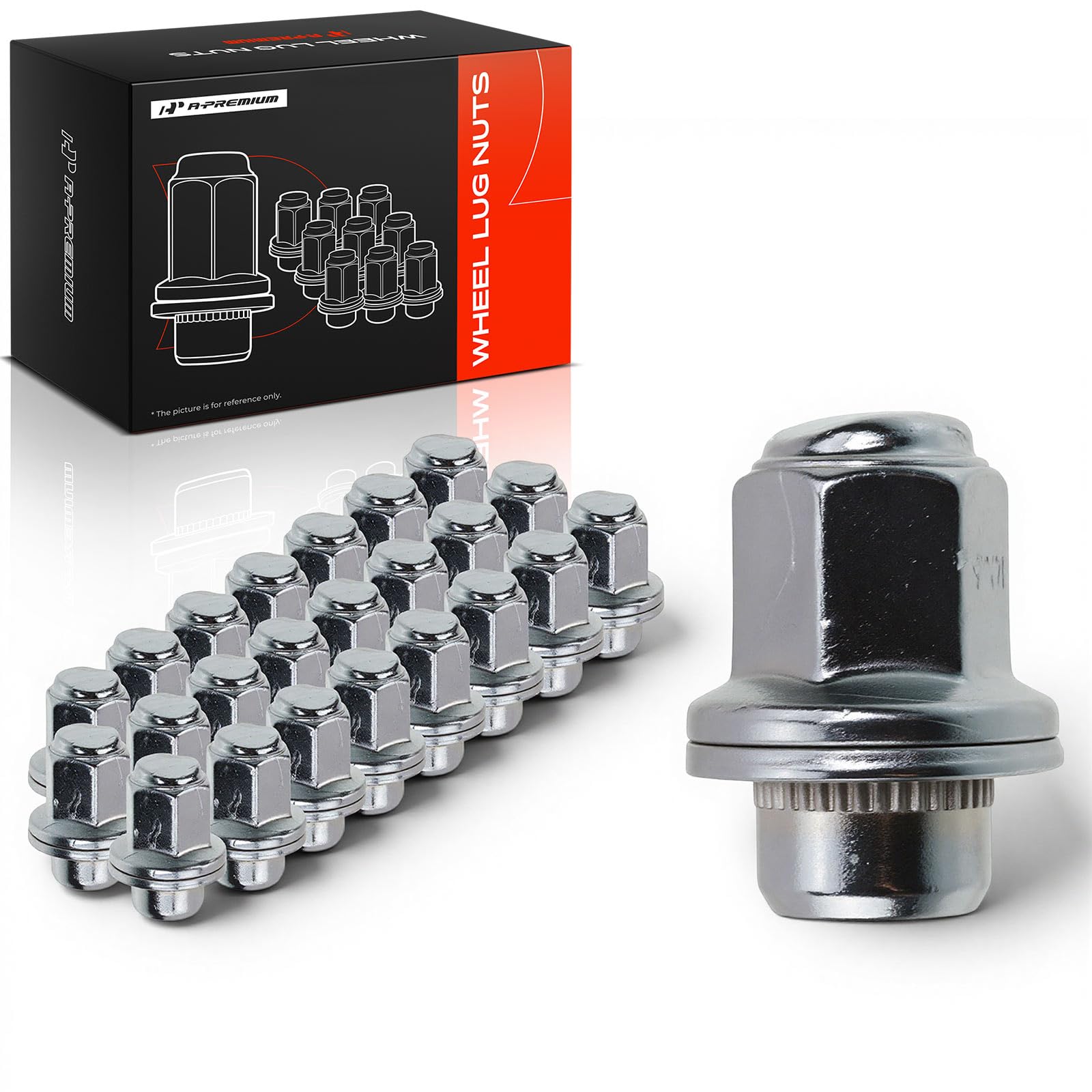 Amazon.com: A-Premium Front & Rear M14-1.50 Wheel Lug Nuts, Set of