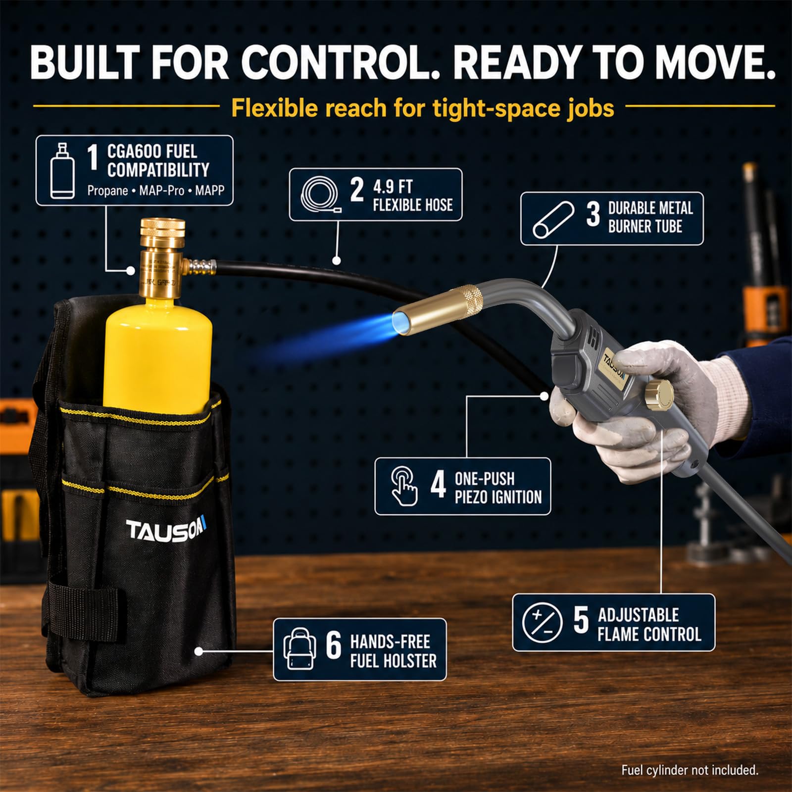 MAPP Gas Torch Kit - Welding & Brazing -6