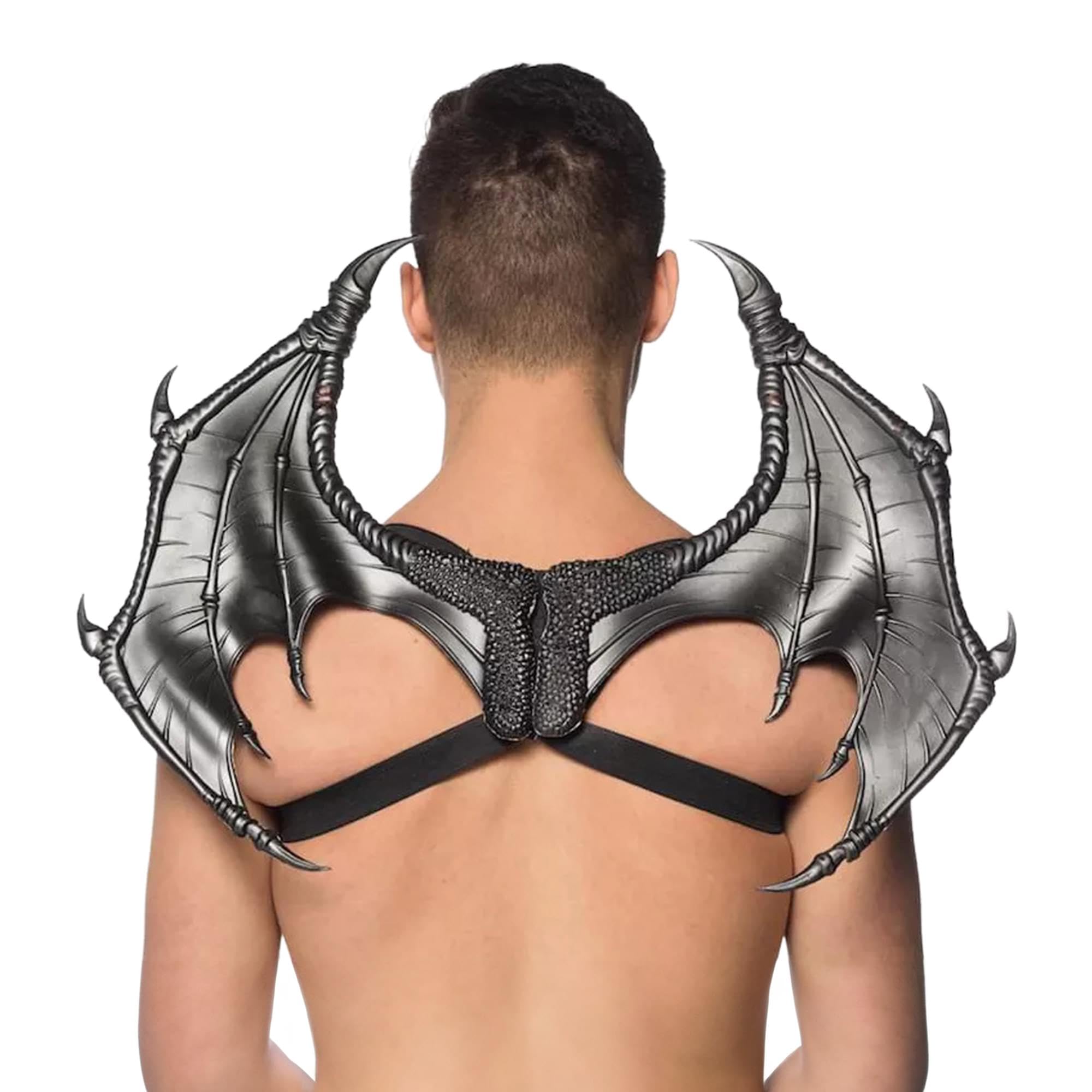 HMS Unisex-Adult's Supersoft Mini Dragon Wings-BK, Black, One Size