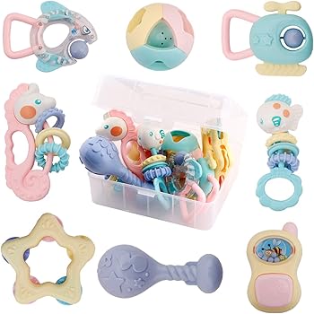 teething rattle toy