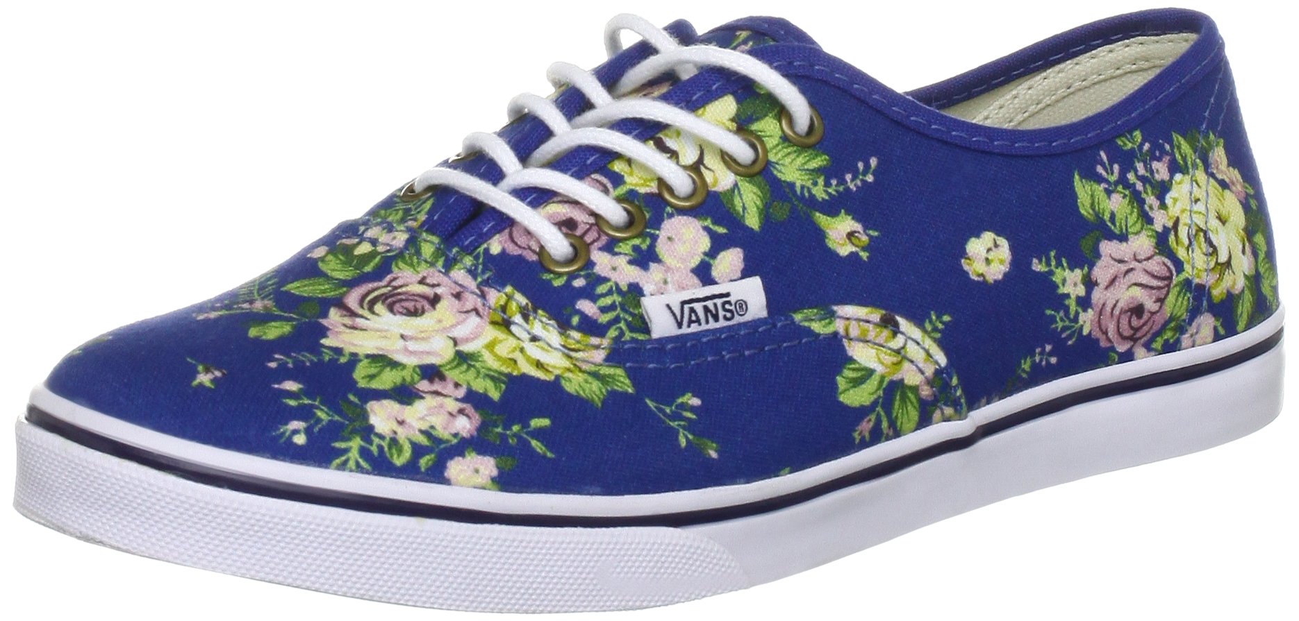 Vans Authentic Lo Pro Women's Shoes Floral Blue/True White.