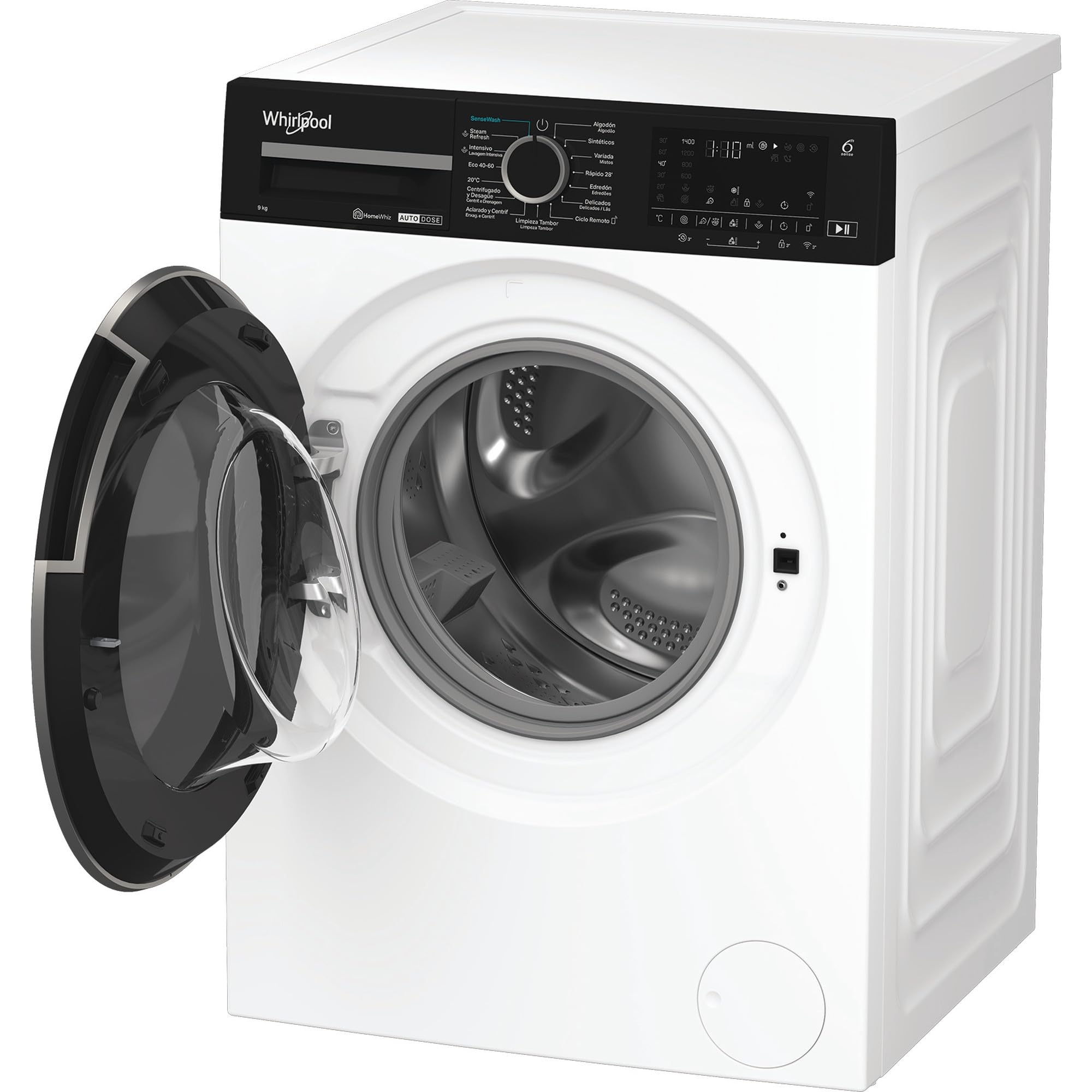 Whirlpool - Lavadora de libre instalación WPM 97W ADS SPT