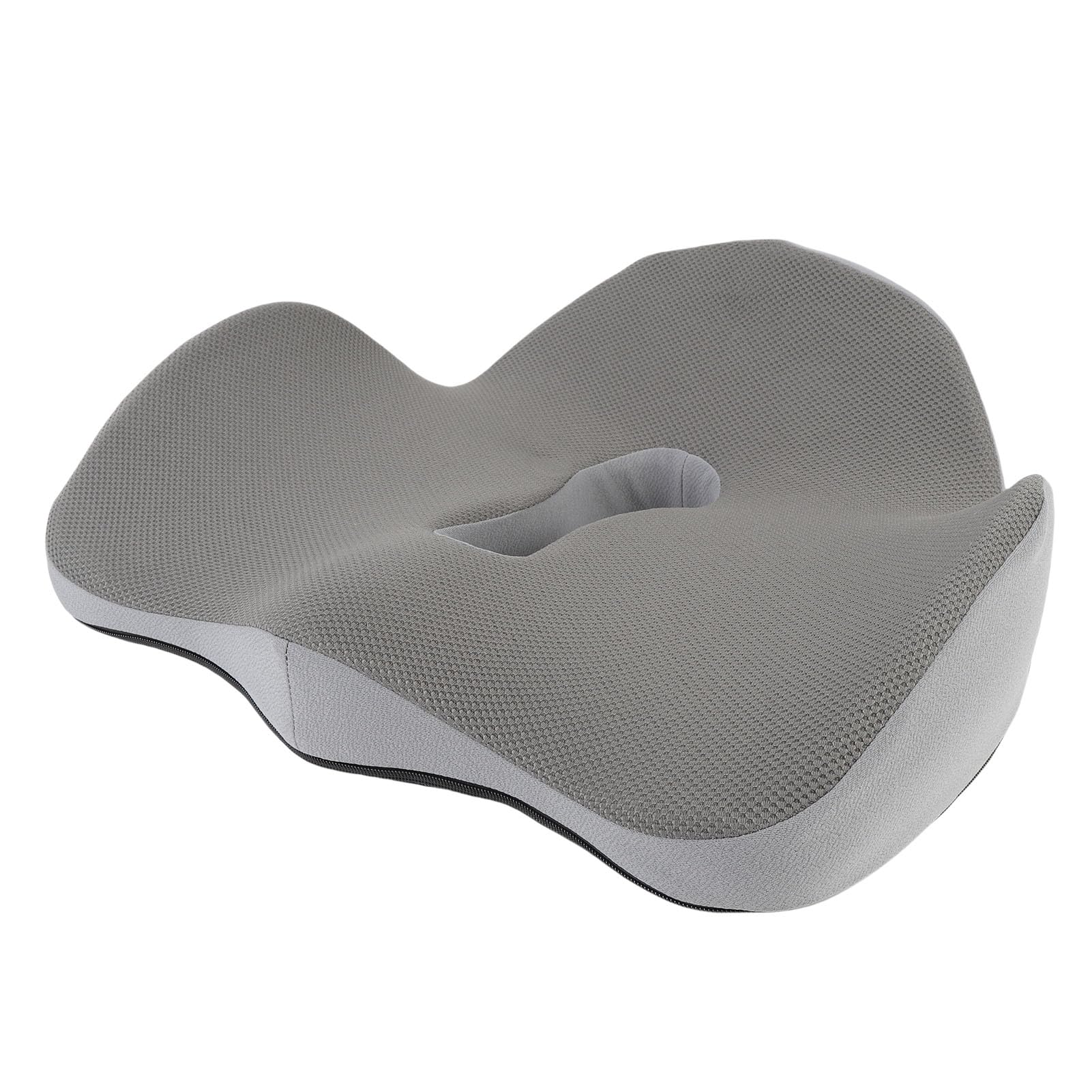 Yinhing Poduszka do Siedzenia, Poduszka z Pianki Pamięci, Poduszka na Krześle biurkową, Ergonomiczna Poduszka Krzesła, dla Długich Pracowników Siedzących, Kierowców Samochodów (GREY)