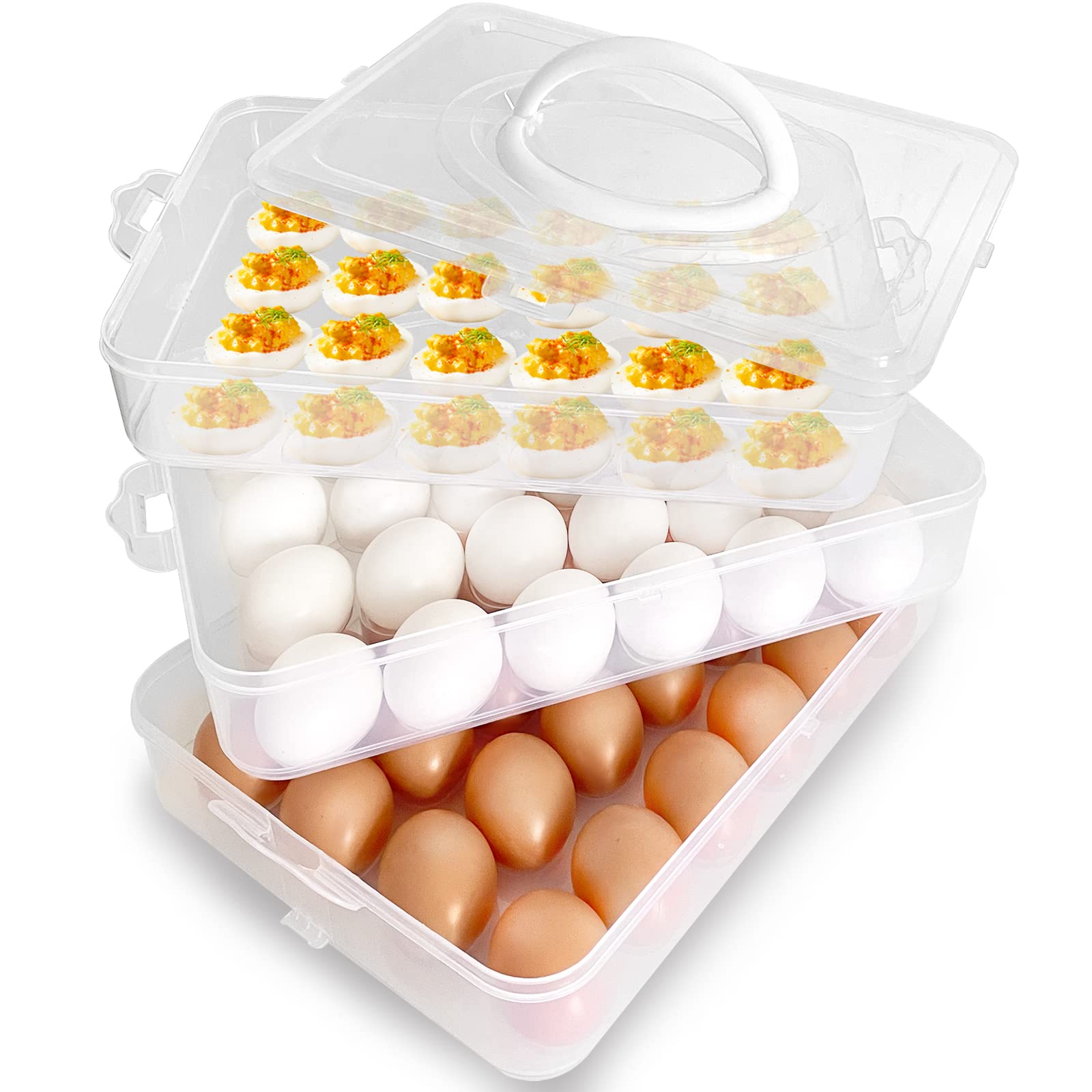 食器   Divelled egg tray Amazon.com: Flexzion Deviled Egg Tray - Ceramic White