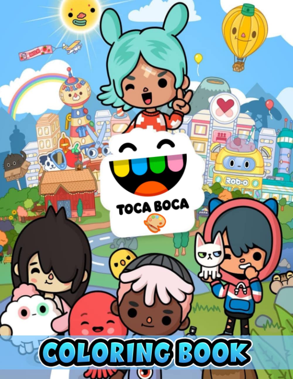 Buy Toca Boca Coloring Book Interesting coloring book suitable for all