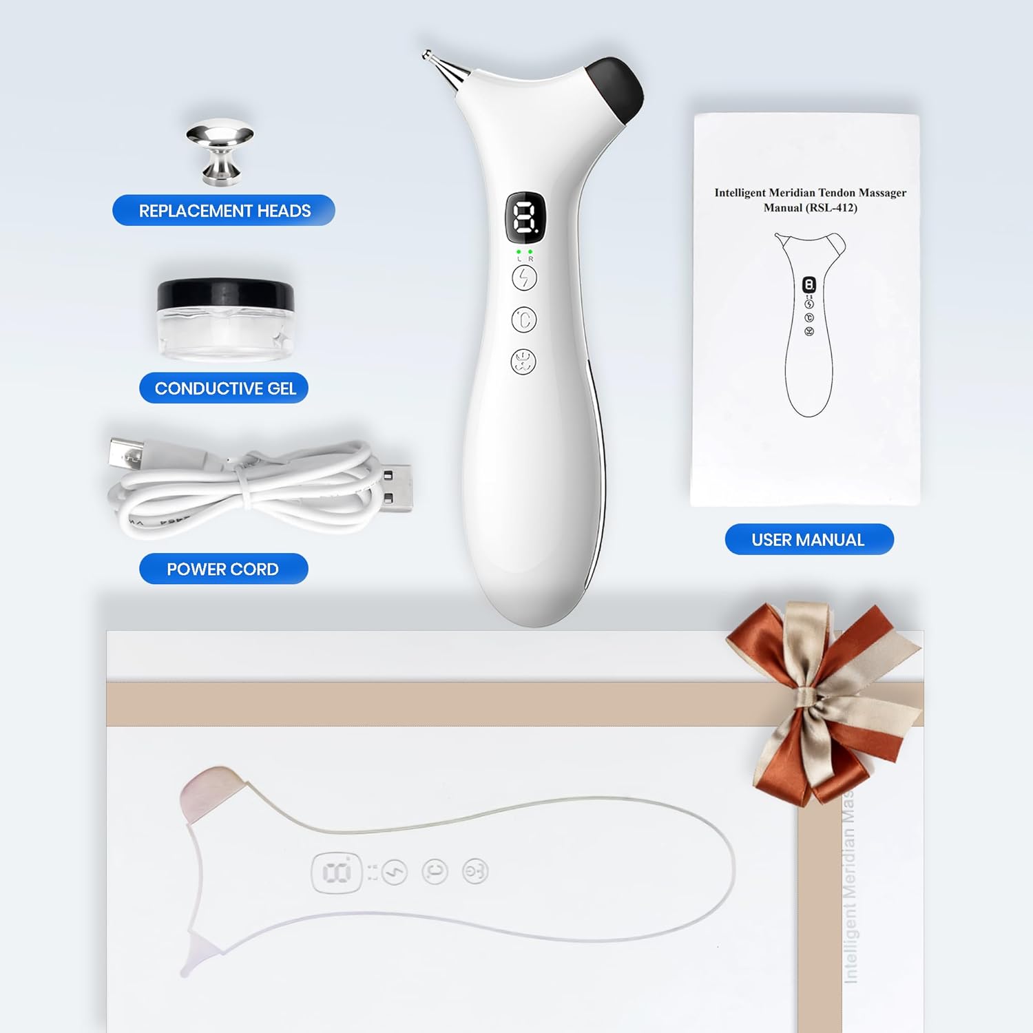 Dyhodu 3-in-1 TMJ Massager Pen, Portable Jaw Relief Device Meridian Massage Tool with Heat Vibration - Image 6