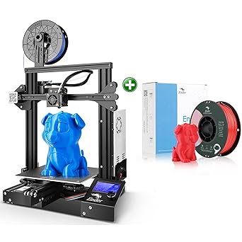 review Creality 3D Printer Ender 3 Plus 1 3D Printer PLA Filament Red1.75 mm