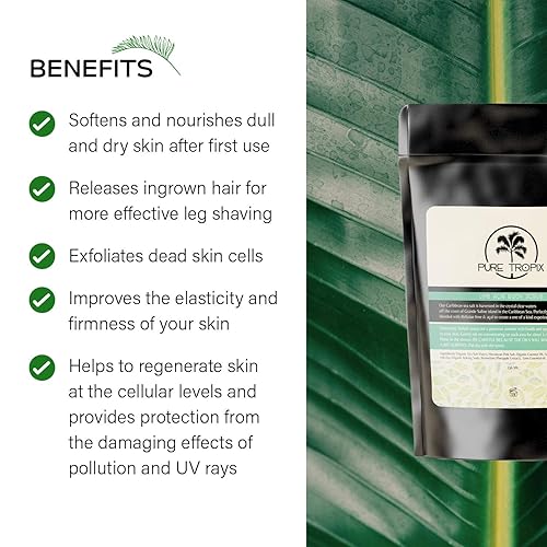 Miniatura 5 de Pure Tropix Exfoliante Orgánico Facial y Corporal  Lima, Baya de Açaí y Sal Marina Orgánica (236) ml