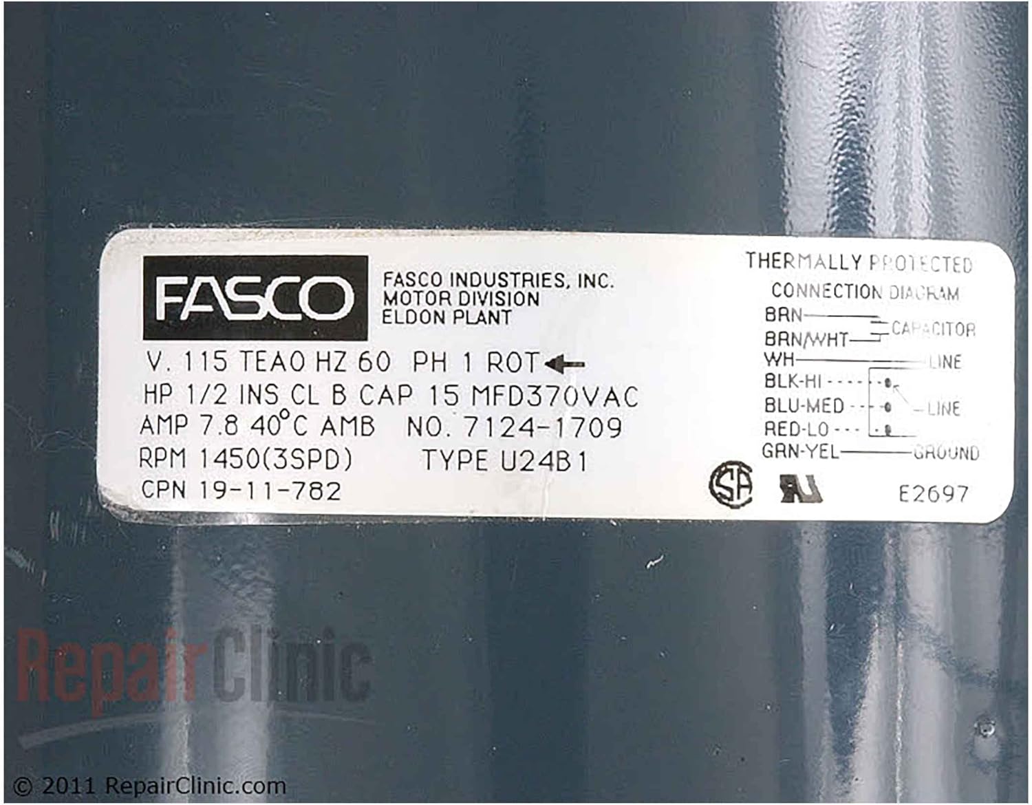 Bosch 00143086 Range Hood Downdraft Vent Blower Motor