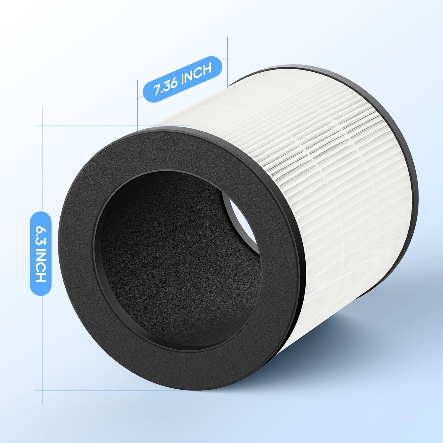 MOOKA B-D03 filter dimensions