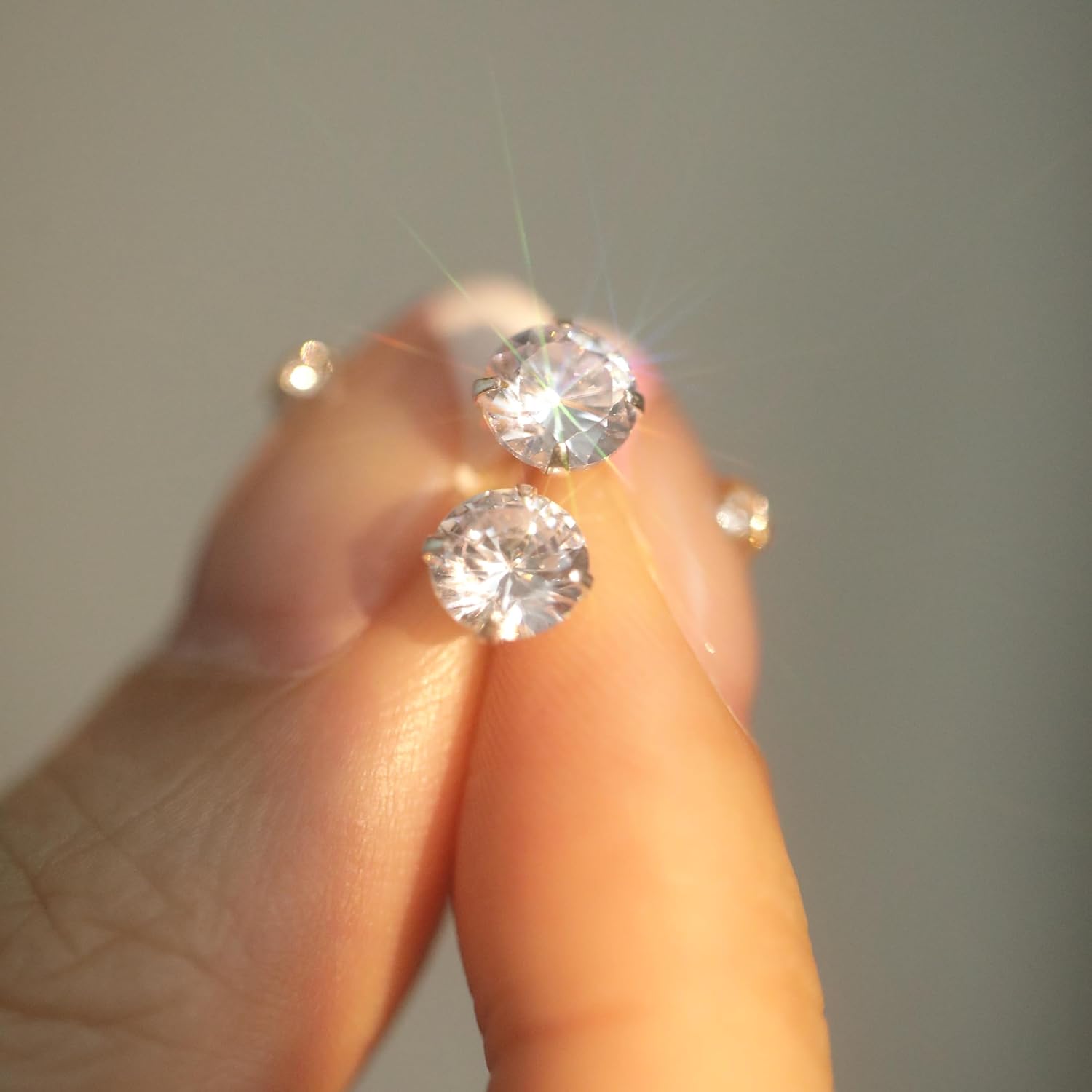 925 Sterling Silver Earrings for Women, Small Stud Earrings 2mm 3mm 4mm 5mm 6mm AAAAA Cubic Zirconia, Multiple Piercing Jewelry - Image 3