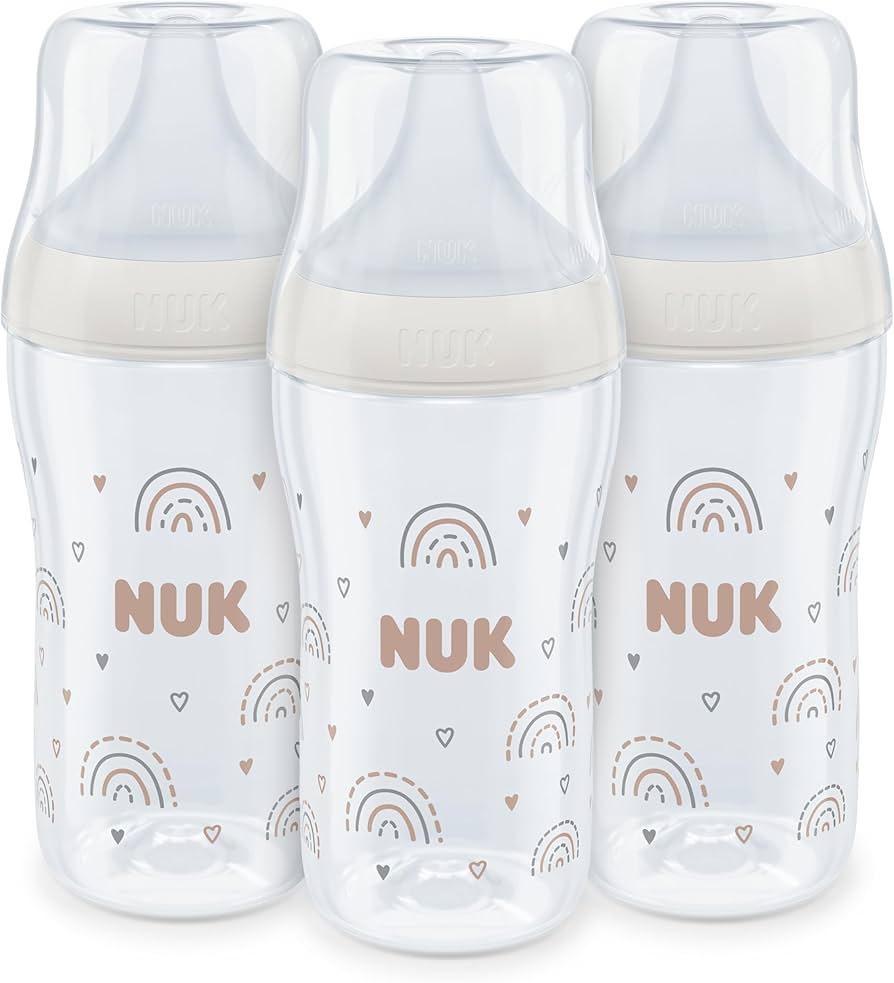 NUK Perfect Match Fopspenen M - Voor Flessen, 2 Stuks, BPA-vrij, Vanaf 3 Maanden