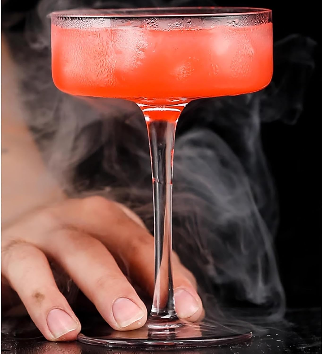 180ML Cocktail Glasses,Transparent Martini Glass,Champagne Glasses,Champagne Flutes,Whiskey Glass,Whiskey Glasses for Men,Bar Glasses,Glassware,Drinking Glasses,Cups,Goblet