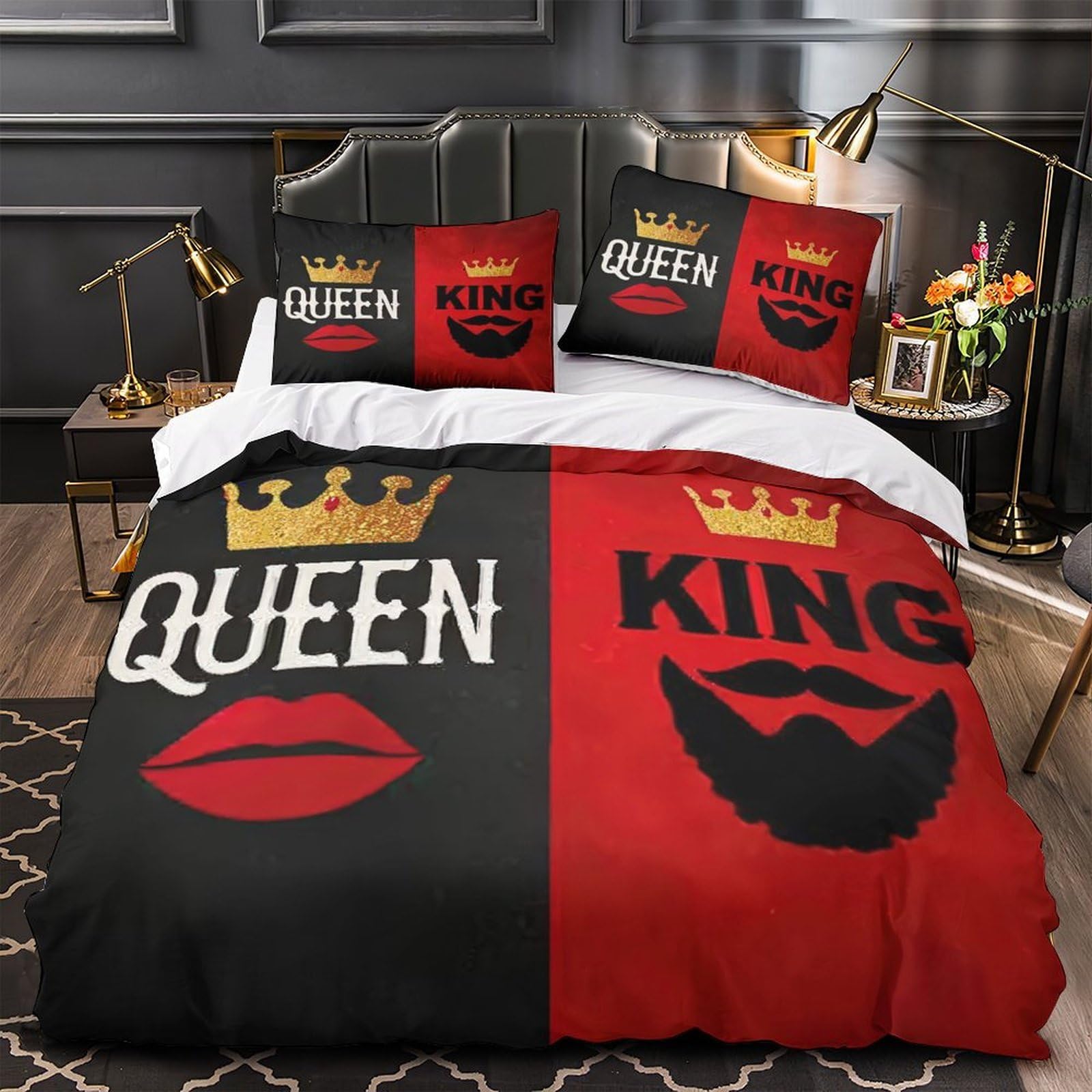 Housse de couette confortable pour enfant parure lit 3d imprimée magique