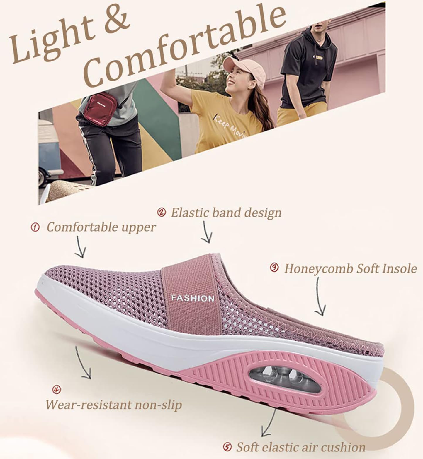 Zapatos ortopédicos para mujer, cojín de aire, para diabéticos, Medicus, con cojín de aire, zapatillas ortopédicas, zapatillas para diabéticos, zapatos de senderismo de malla, sandalias transpirables