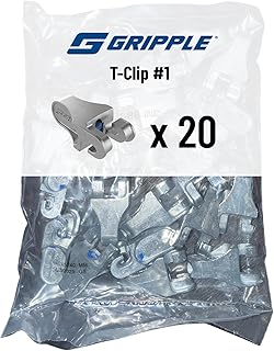 Gripple T-Clip #1 for Fence Wire End Post Termination (20 Count)